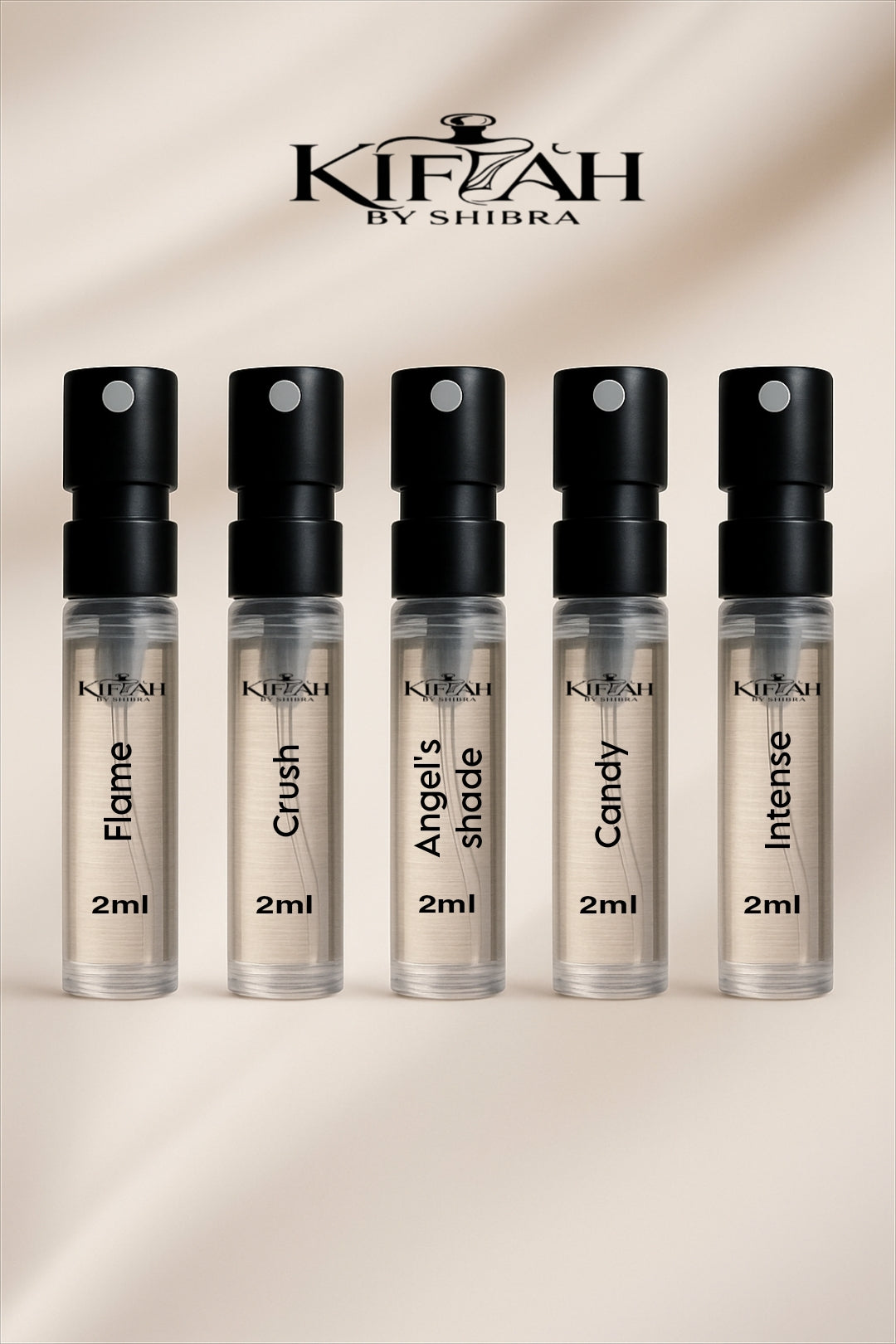 Luxury Perfume Tester Pack – Set of 5 | Kifah by Shibra
