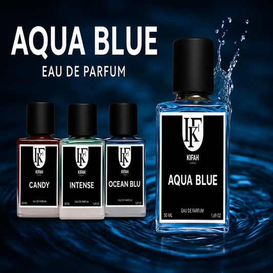 Aqua Blue Perfume – 50ml Fresh Fragrance by Kifah