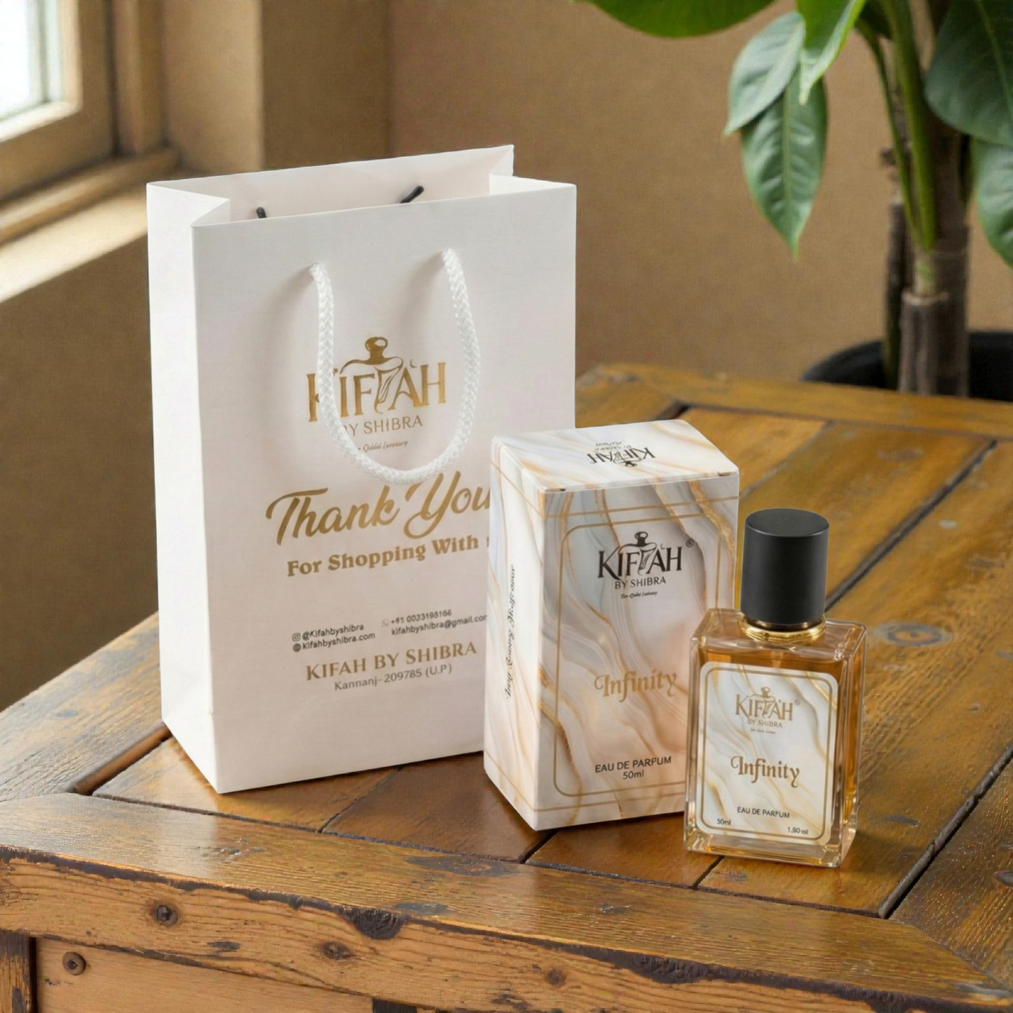 Infinity by KIFAH – Powerful Amber Woody Eau De Parfum | 50ml